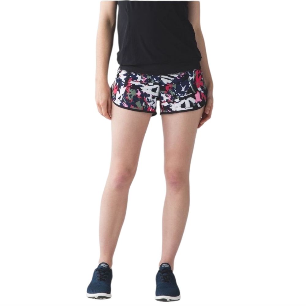 Lululemon Speed Short Pop Cut Boom Juice Multi / Black